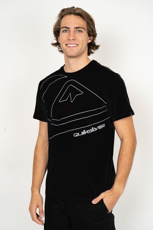 Camiseta Quiksilver M/C Big New Tour Preto