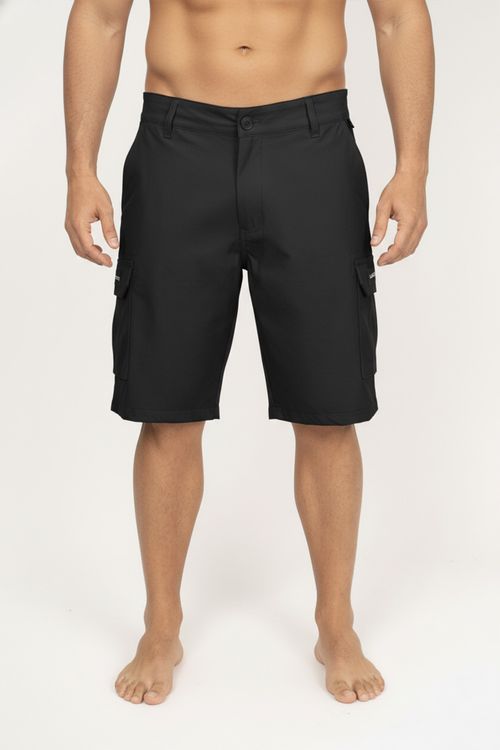 Bermuda Quiksilver Union Cargo Preto