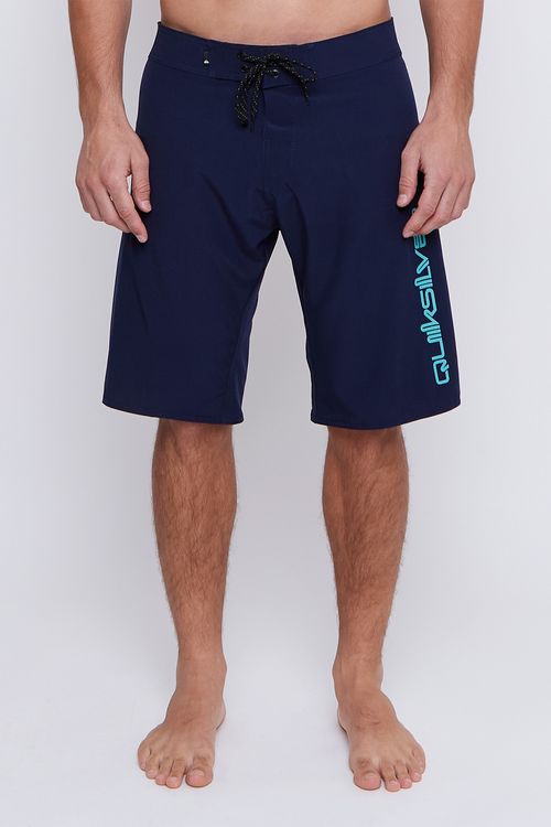 Boardshort Quiksilver Flat Signature 21 Marinho