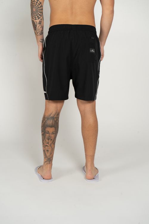 Boardshort Quiksilver Boardshort Flat Vert 19 Preto