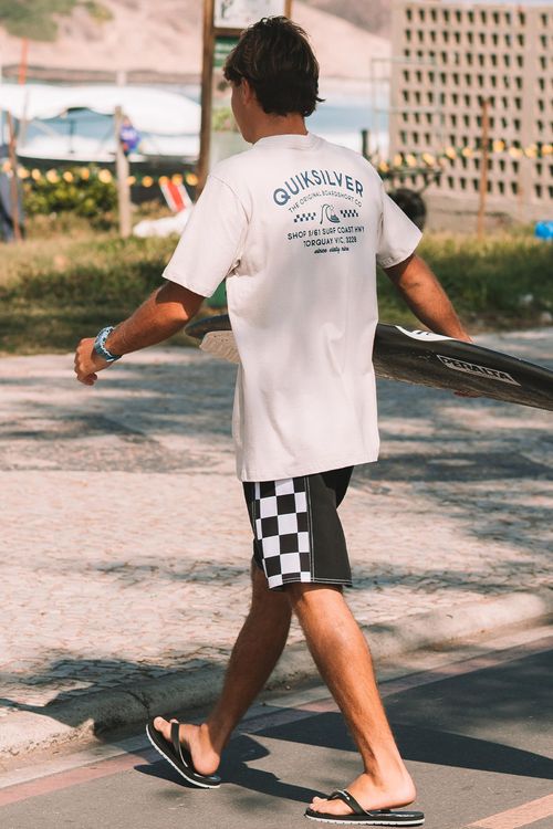 Boardshort Quiksilver Everyday Original Arch 18 Preto