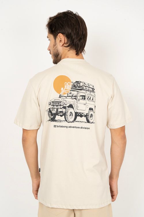 Camiseta Billabong M/C Making Tracks Areia