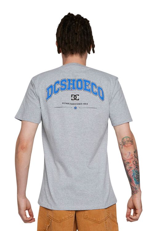 Camiseta DC Shoes M/C Orientation Cinza Mescla