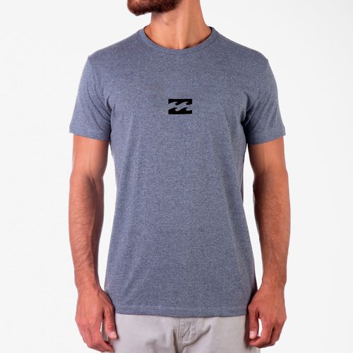 Camiseta Billabong M/C Mid Icon Cinza Medio Mescla