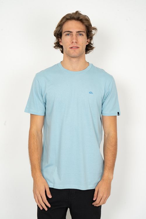 Camiseta Quiksilver M/C Embroidery Azul Claro