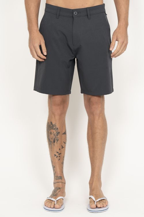 Bermuda Quiksilver Union Confy Cinza