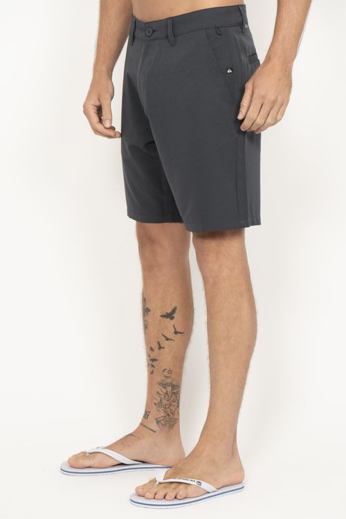 Bermuda Quiksilver Union Confy Cinza
