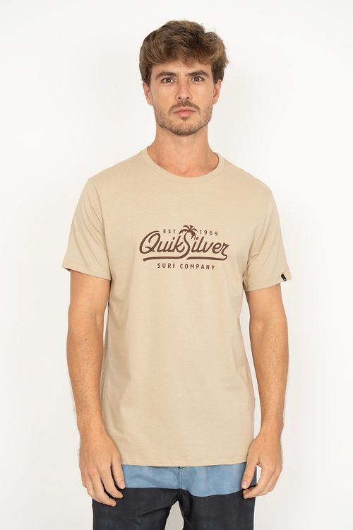 Camiseta Quiksilver M/C High Palm I Areia