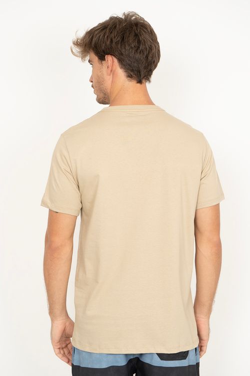 Camiseta Quiksilver M/C High Palm I Areia