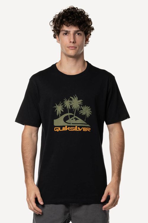 Camiseta Quiksilver M/C Baikadam Preto
