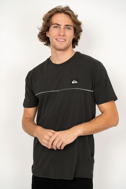 Camiseta Quiksilver M/C Quiver Cinza Escuro