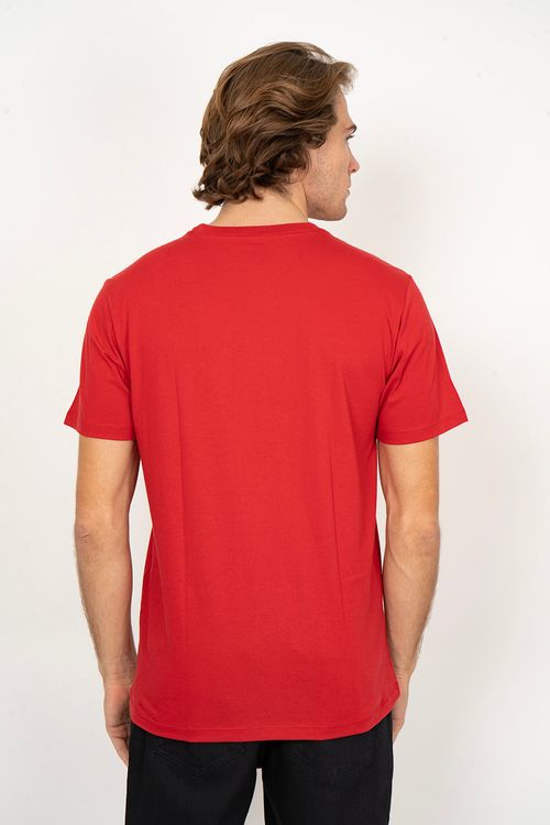 Camiseta Quiksilver M/C Emb Side Omni Vermelho