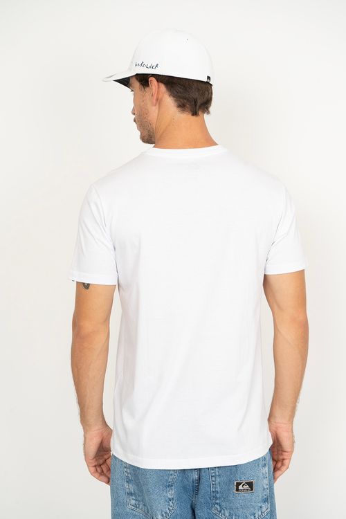 Camiseta Quiksilver M/C Emb Quik Thoughts Branco