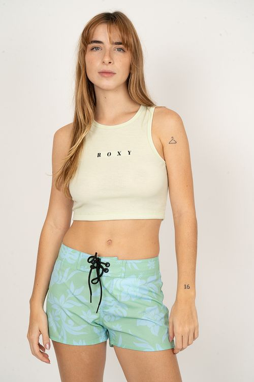 Blusa Roxy M/C Go For It Tank Verde