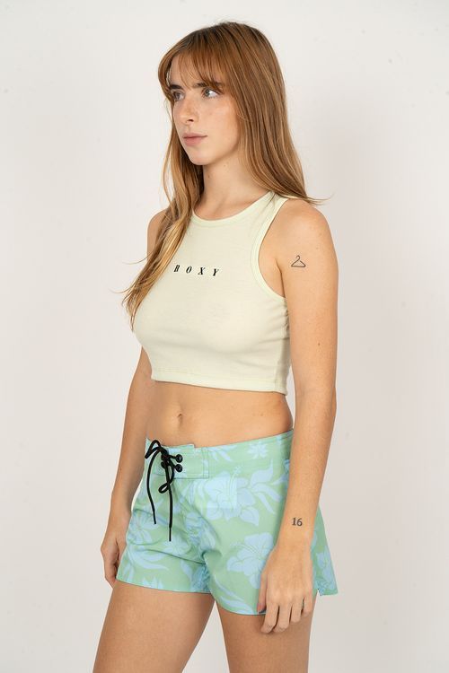 Blusa Roxy M/C Go For It Tank Verde