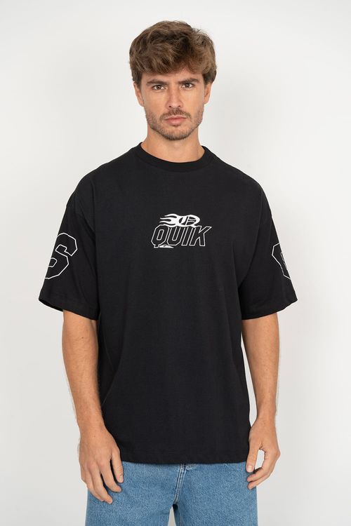 Camiseta Quiksilver M/C Mercury Americana Preto