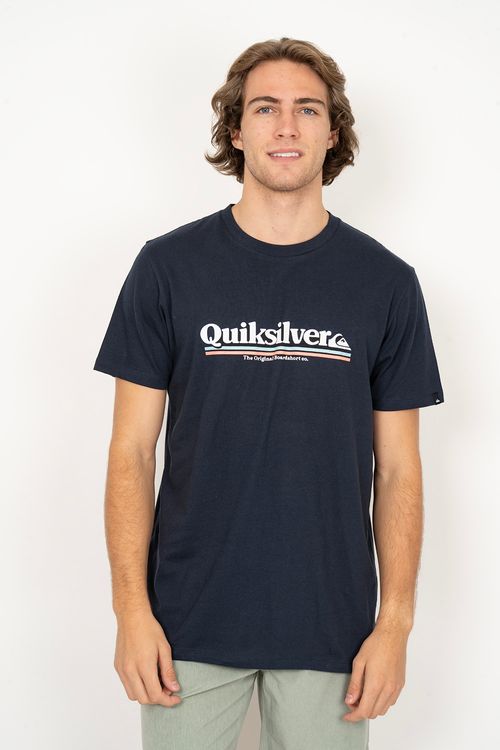 Camiseta Quiksilver M/C The Lines Marinho