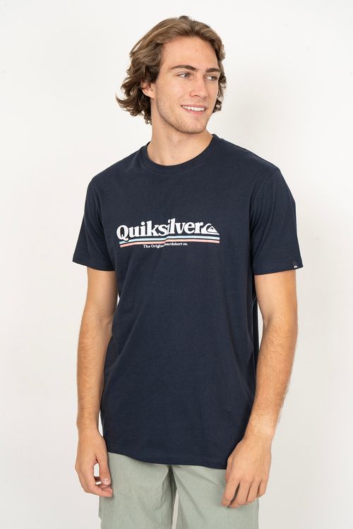 Camiseta Quiksilver M/C The Lines Marinho