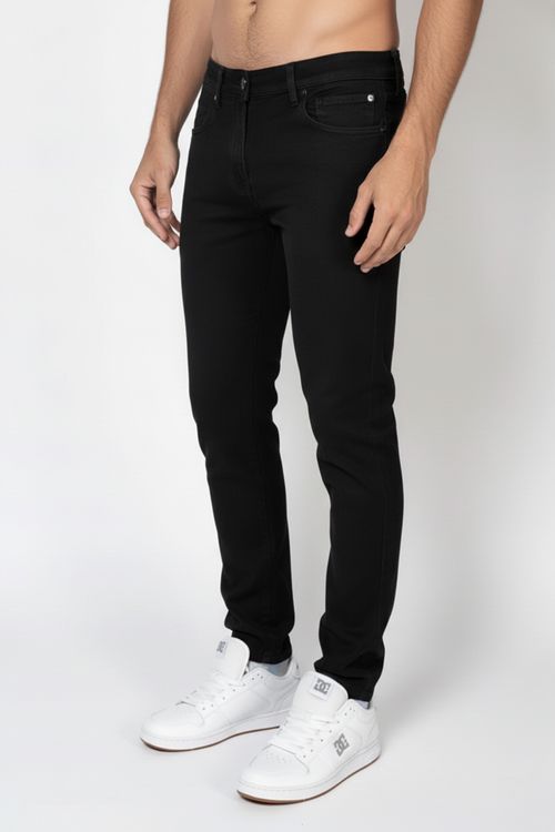Calca Quiksilver Jeans Everyday Black Ps Preto