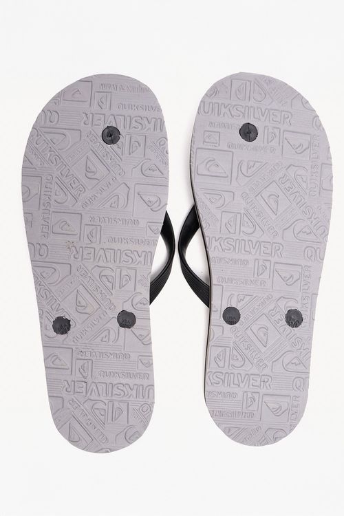 Chinelo Quiksilver Molokai Hown Down Preto