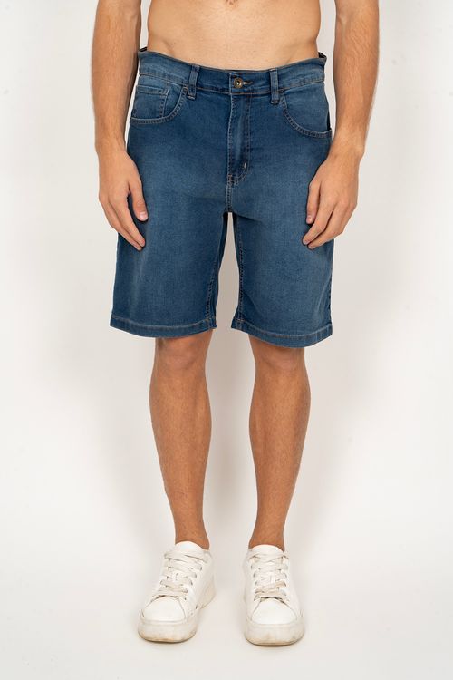 Bermuda Quiksilver Jeans Everyday Blue Azul
