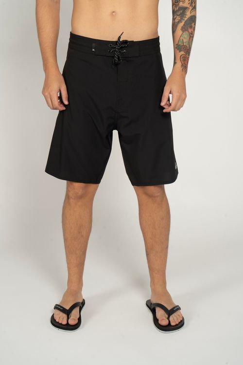 Boardshort Quiksilver Street Trunk Solid 20 Preto