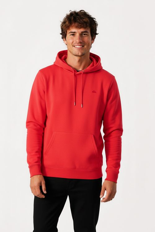 Moletom Quiksilver Fech Embroidery Vermelho