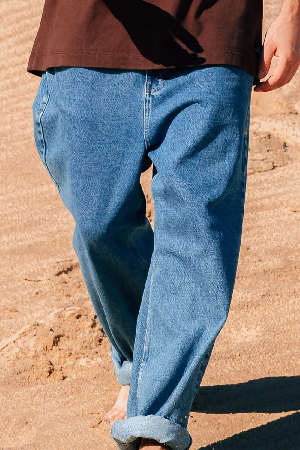 Calça Jeans Quiksilver Oversized Azul