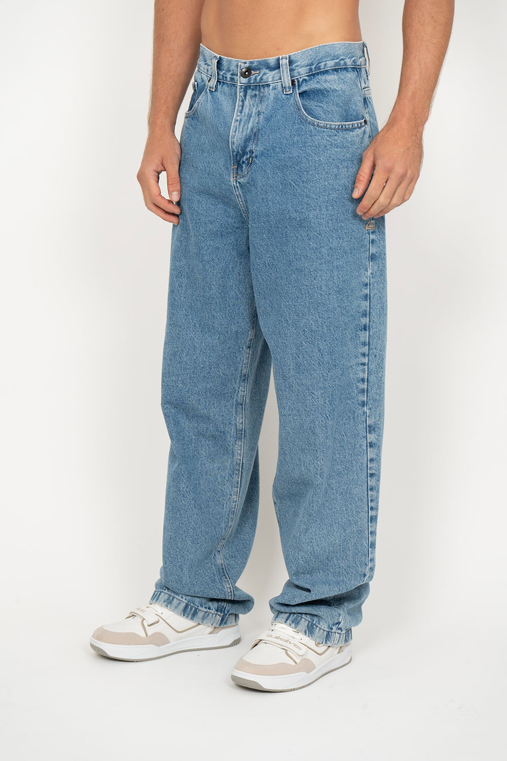 Calça Jeans Quiksilver Oversized Azul