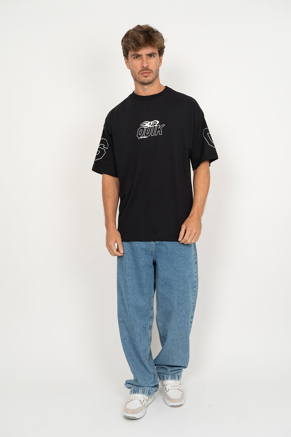 Calça Jeans Quiksilver Oversized Azul