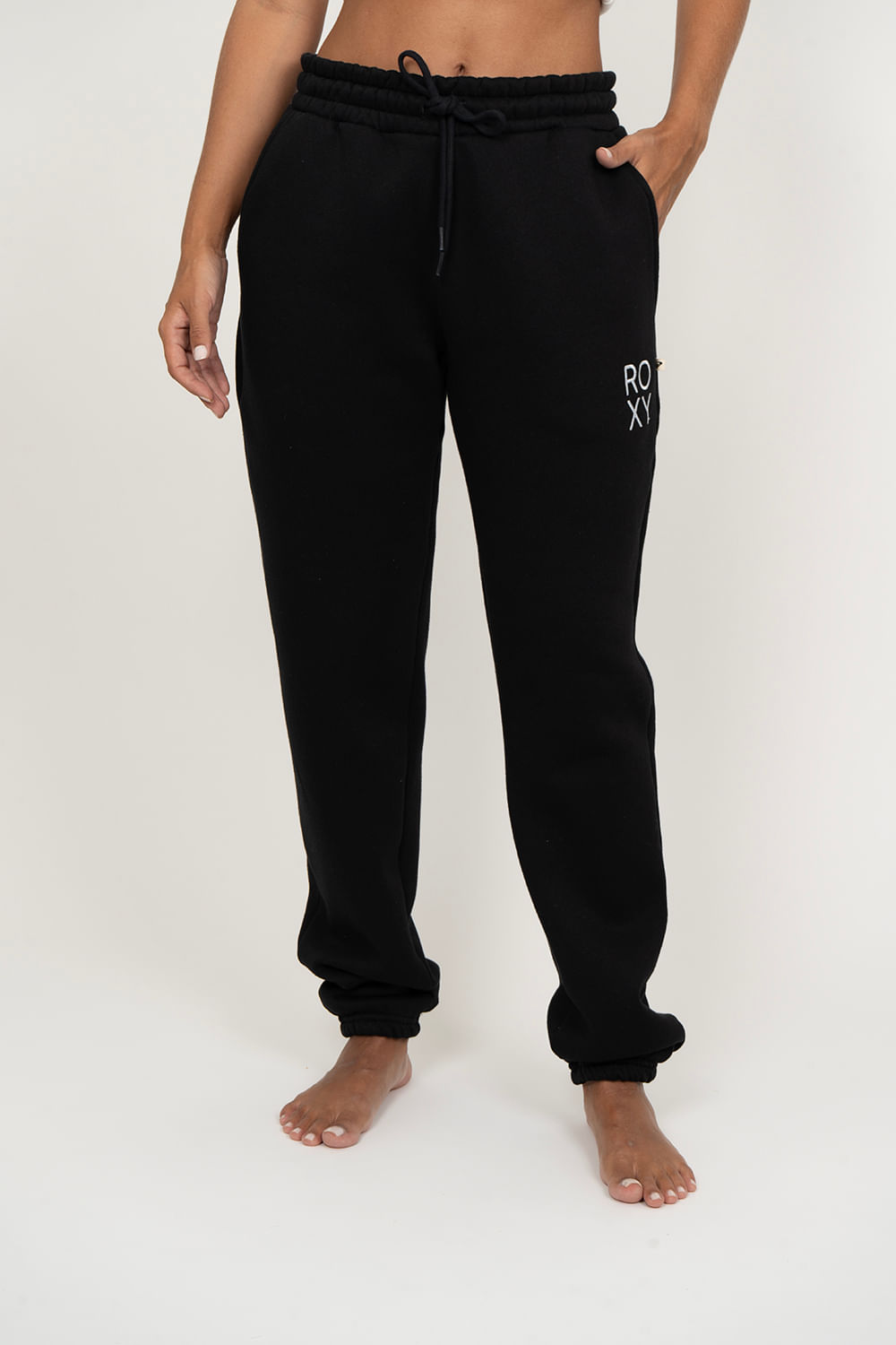 Calça Roxy Chic Basic Bege