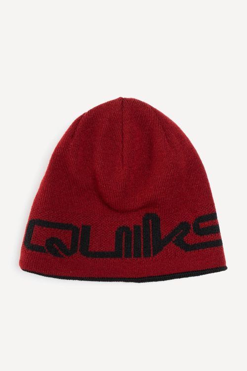 Gorro Quiksilver Double Omni Preto/Vinho