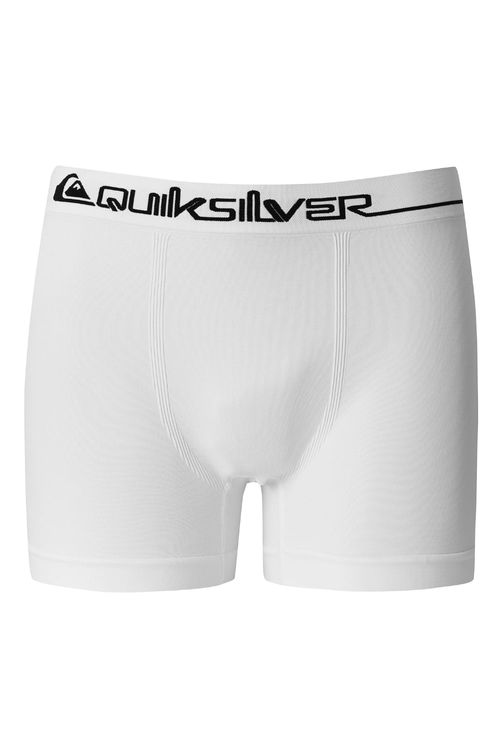 Cueca Quiksilver Boxer Seamless Branco/Preto