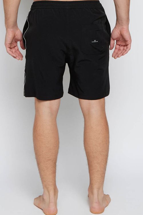 Boardshort Quiksilver Flat Vert 19 Preto