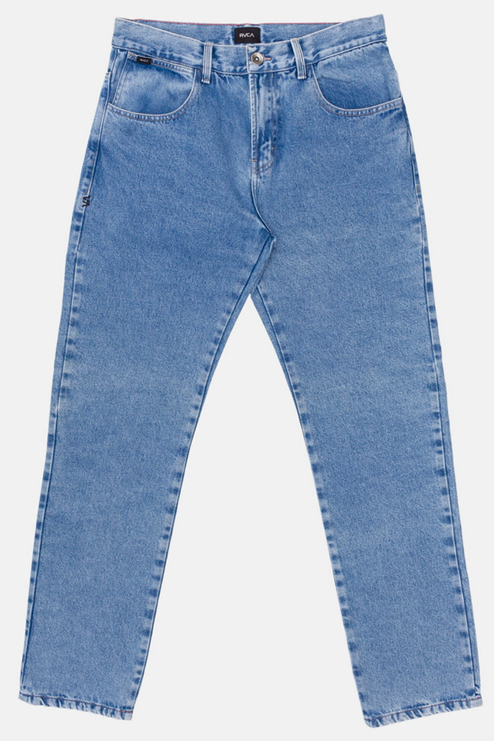 Calça Rvca Jeans Weekend Denim Blue Wash Azul Claro - RVCA Brasil