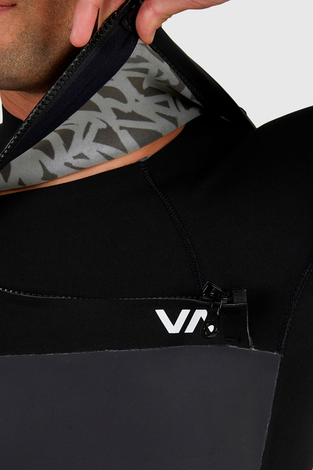 Wetsuit Rvca 3/2 Balance Chest Zip Fullsuit Black - RVCA Brasil