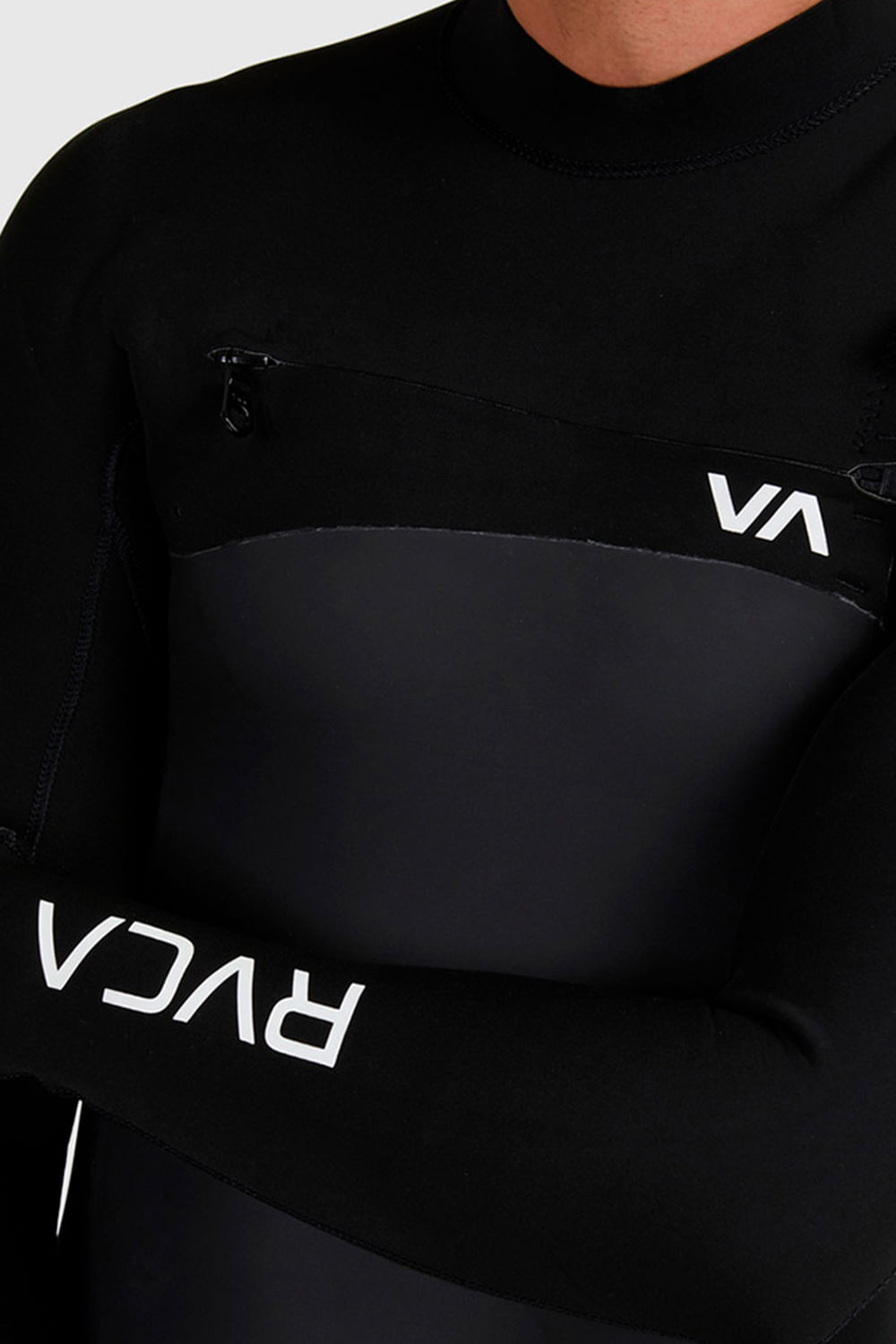 RVCA フルスーツ 4/3mm CHEST ZIP FULLSUIT Wetsuit Rvca 3/2 Balance Chest Zip Fullsuit Black - RVCA Brasil