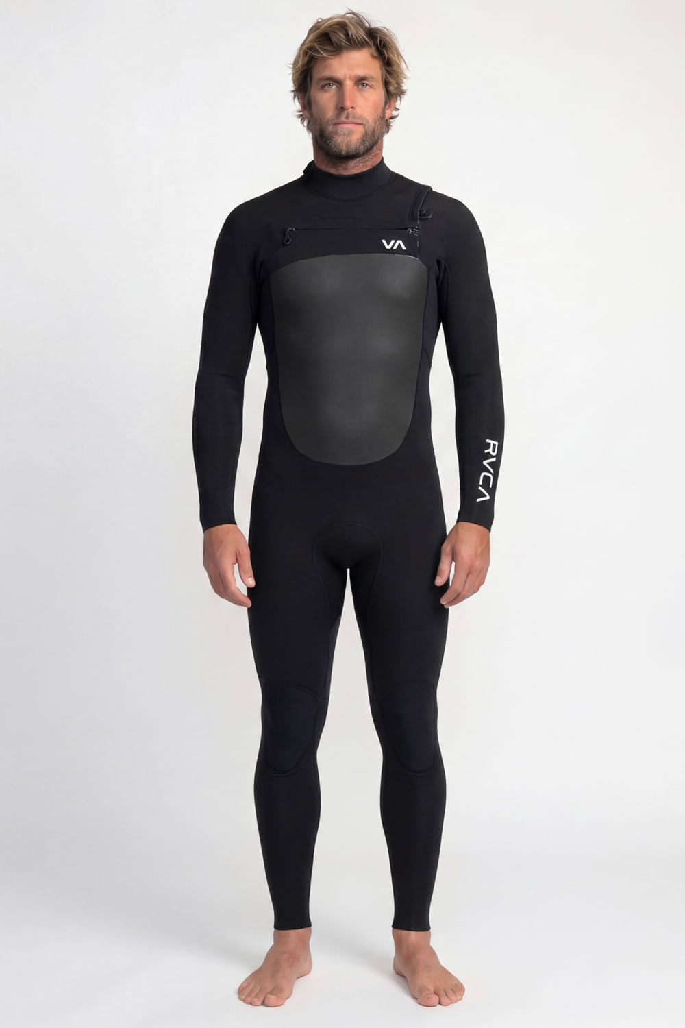 Wetsuit Rvca 3/2 Balance Chest Zip Fullsuit Black - RVCA Brasil