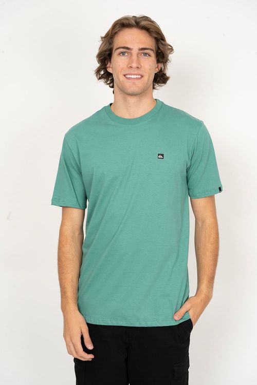 Camiseta Quiksilver M/C Transfer Square Verde
