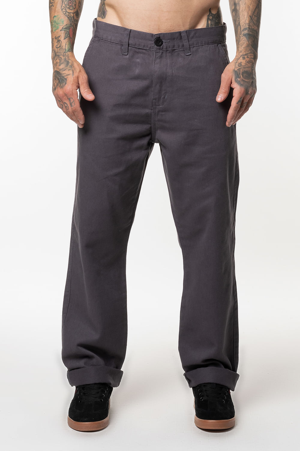 Calça RVCA The Weekend Chino Cinza - RVCA Brasil