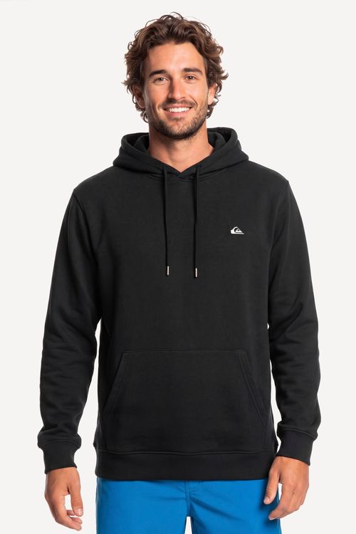 Moletom Quiksilver Fech Embroidery Preto