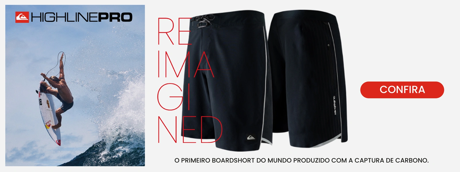Lançamento! | Boardshort Quiksilver Highline Pro 20 Preto