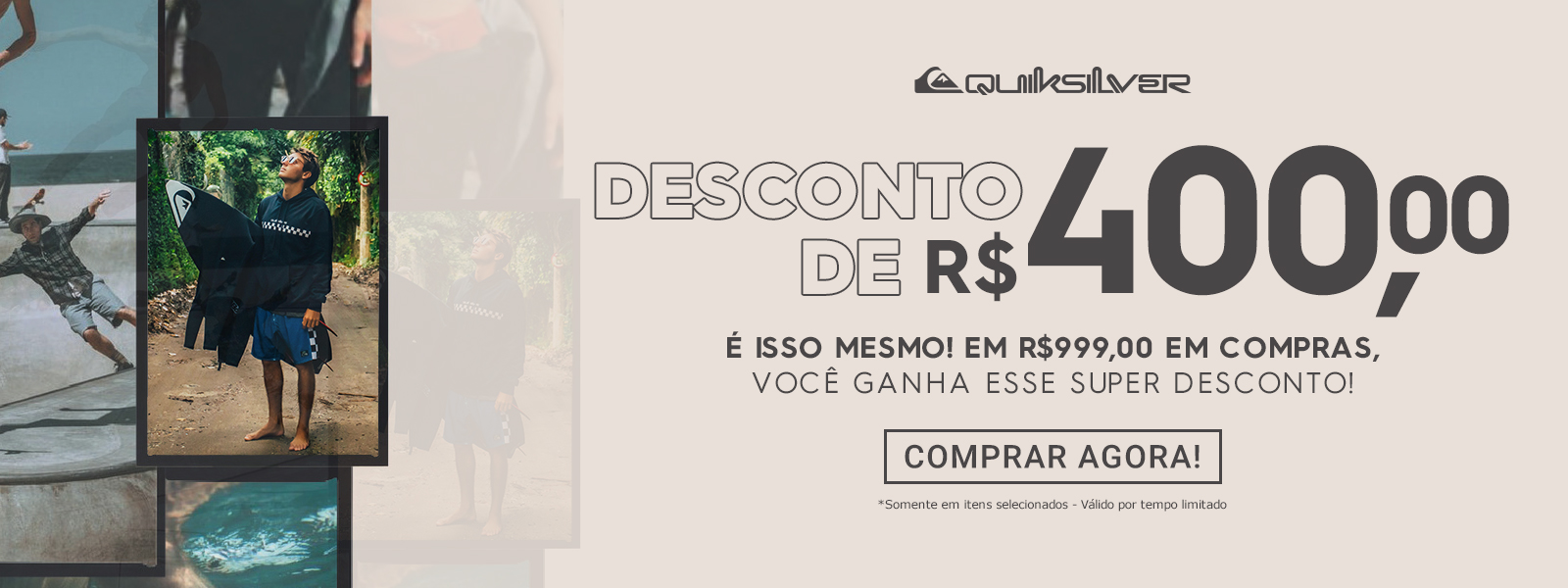 Desconto de R$400,00
